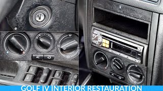 Replacing old damaged interior parts Volkswagen Golf MK4 [upl. by Krik401]