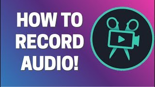 How To Record Audio in Movavi Video Editor [upl. by Adnilak]