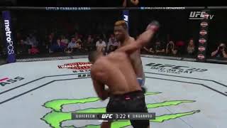 Francis Ngannou KOs Alistair Overeem [upl. by Sualocin880]