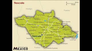 map of Tlaxcala  Mexico [upl. by Iphigeniah345]