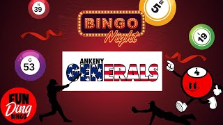 Ankeny Generals Bingo Night [upl. by Atsyrt]