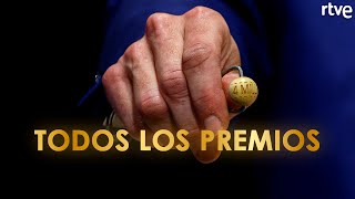 TODOS LOS PREMIOS  Lotería de Navidad 2021 [upl. by Sklar]