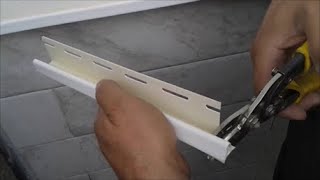 How to Install Vinyl Siding J Channels in Corners Tricky Situation [upl. by Shenan]