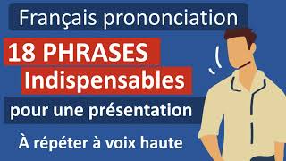 FLE  18 phrases indispensables pour un exposé oral [upl. by Barney]