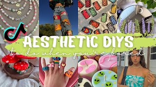 10 AESTHETIC DIYS TO DO WHEN YOURE BORED tiktok inspired [upl. by Enitsirhc]