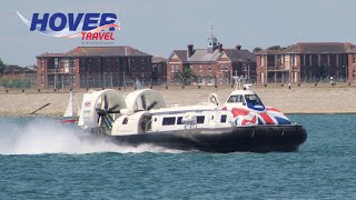 Hovercraft from Southsea to Ryde Isle Of Wight on Hovertravel  June 2021 [upl. by Chas426]