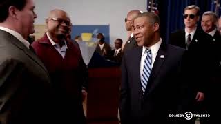 Key amp Peele Obama Presidential Handshake Scene [upl. by Daphna]