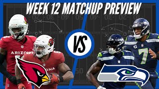 Arizona Cardinals vs Seattle Seahawks  Week 12 Preview [upl. by Alleuol]