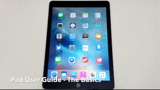 iPad User Guide  The Basics Updated [upl. by Keli]