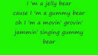 The Gummy Bear Song Lyricswmv [upl. by Price]