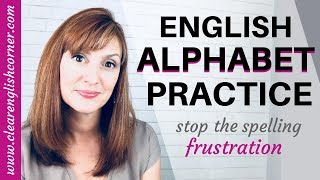 How to Say English Letters American English Alphabet Pronunciation [upl. by Reed]