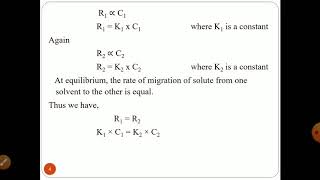 Nernst Distribution Law [upl. by Ayiak997]