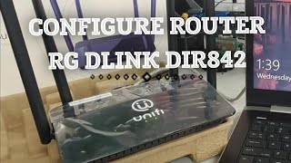 TUTORIAL HOW TO CONFIGURE ROUTER DLINK DIR842 [upl. by Hallerson474]