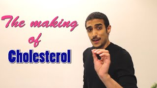 Cholesterol Synthesis شرح بالعربي [upl. by Ahsenad161]