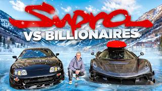 1000HP Supra terrorizing Billionaires Hypercarmeet in Switzerland [upl. by Adnarym]