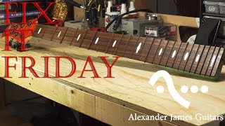 How to convert a bass to fretless  Fix it Friday 9 AJG [upl. by Ruff]