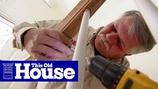 How to Replace a Stair Railing  This Old House [upl. by Emarie]