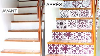 COMMENT DÉCORER MON ESCALIER EN MOINS DE 30 MINUTES [upl. by Lamb369]