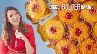 How To Make NextLevel Pineapple Upside Down Cake [upl. by Akenaj]