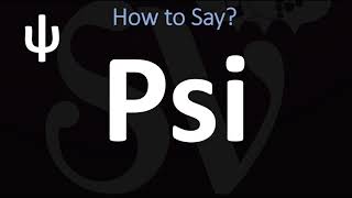 How to Pronounce Psi CORRECTLY  ψ Greek Alphabet Pronunciation [upl. by Lamb362]