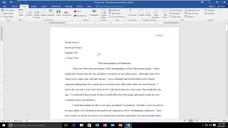 How To Add A Header In Microsoft Word [upl. by Eckart]