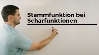 Stammfunktion bestimmen bei Scharfunktionen Aufleitung Integral  Mathe by Daniel Jung [upl. by Telimay705]