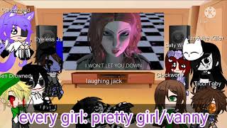 creepypastas react to FNaF songs [upl. by Weld]