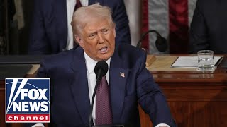 WATCH Trump makes joint address to Congress Democrats respond [upl. by Arraeic327]