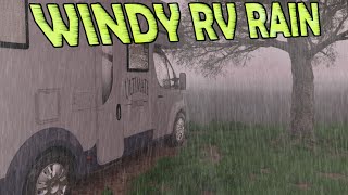 🎧 Sleep with Windy RV Rain Storm  Ambient Noise for Sleeping Relaxing Insomnia Ultizzz day95 [upl. by Suravaj301]