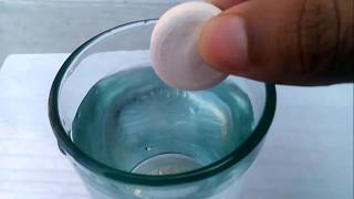 How Effervescent Tablets Dissolve in Water [upl. by Masera305]