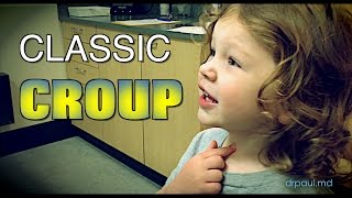 CLASSIC CROUP Live Diagnosis with Dr Paul [upl. by Nnairam]