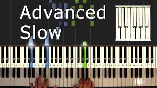 Beethoven  Moonlight Sonata  Piano Tutorial Easy SLOW  How To Play synthesia [upl. by Pepe]