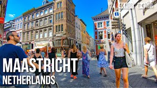 Maastricht The Historic City Centre  🇳🇱 Netherlands 4K HDR Walking Tour [upl. by Ennayhc]