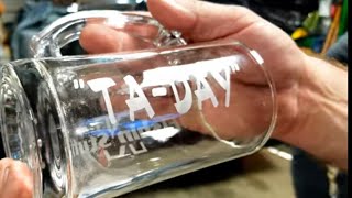 How To Etch Glass and Plexiglass EASY [upl. by Aimet]