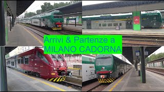 Arrivi amp Partenze a Milano Cadorna [upl. by Anoyi]