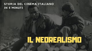 IL NEOREALISMO  Storia del cinema italiano in 5 minuti [upl. by Nywles]