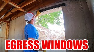 Cutting Egress Windows for Light and Safety [upl. by Nhor363]