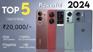 Top 5 5G Phones Under 20000  January 2024   5G  144Hz 3D Display 108MP OIS with 4K [upl. by Lingwood212]