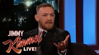 Conor McGregor storms cage and confronts referee  ESPN [upl. by Noiramed]