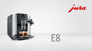 JURA E8  Kaffeevollautomat  Fully automatic coffee machine [upl. by Leandro500]