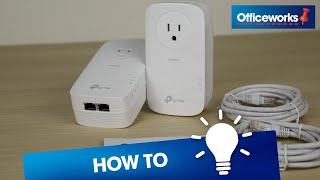 How to Install TPLINK AV1300 Powerline Passthrough Kit [upl. by Margot]