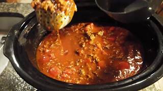 How to Make Crockpot Chili [upl. by Kciredor]