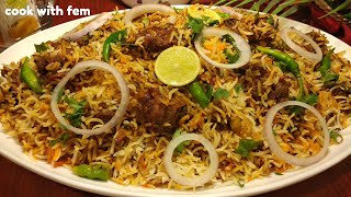 Mutton Tikka Biryani  Bakrid Special Mutton BiryaniSimple amp Easy Biryani Recipe With English Subs [upl. by Ummersen327]