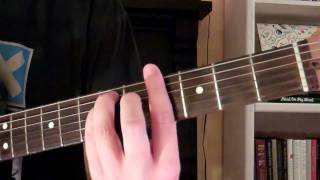 How To Play the Abm Chord On Guitar A Flat Minor [upl. by Dlopoel22]