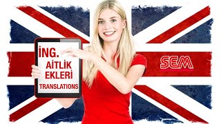 İNGİLİZCE AİTLİK  A1 İNGİLİZCE ÇEVİRİ DERSLERİ  AİTLİK ZAMİRLERİ  İngilizce Öğreniyorum [upl. by Tega]