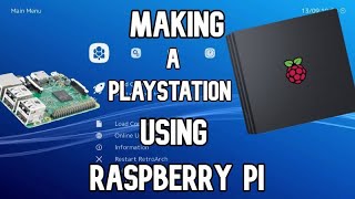 Building A Small PlayStation  Gaming Console USING RASPBERRY PI [upl. by Meirrak]