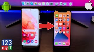 Transfer Data Android to iPhone 2021 [upl. by Touber]