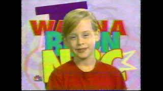 NBC 1991 Saturday Morning promo featuring Macaulay Culkin [upl. by Freemon303]