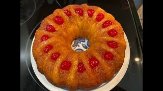 Pineapple Upside Down Cake Recipe [upl. by Kostival704]