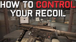 GUIDE HOW TO CONTROL YOUR RECOIL in PUBG [upl. by Anilorac]